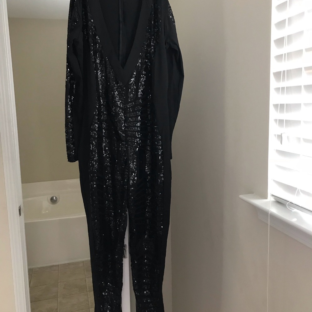 Sequin playsuit
